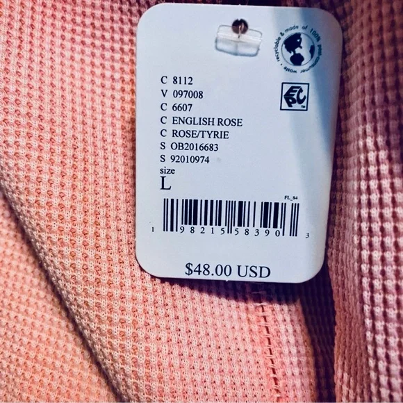 Free People We The Free Easy Does It Tee NWT L - Picture 10 of 12